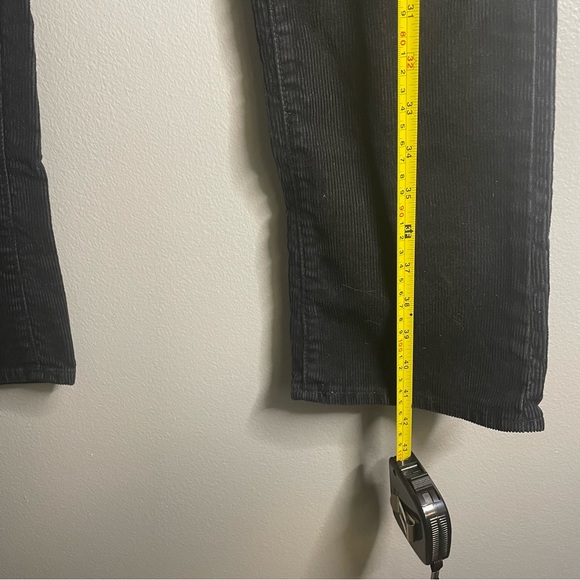 J CREW Tall mid-rise black skinny corduroy jean in signature stretch SZ/27 - Picture 10 of 10